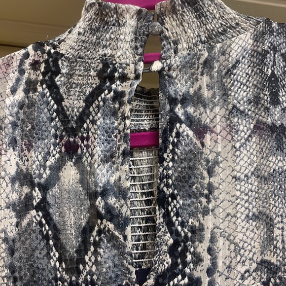 NWT by Oddy- python dress w/ gold tinsel, baby doll style with lining,reg & Plus - Picture 9 of 11